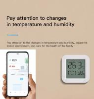 Sensor De Temperatura Y Humedad Tuya Con Pantalla LCD Mini Control Remoto Bluetooth Compatible Con APP Thermometer Hygrometer - details 4