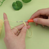 Kit De Inicio Para Crochet KRABALL Con Gancho De Crochet Hilo De Poliéster Marcadores De Costura Ojos Plásticos Para Principiantes 3/6 Piezas - details 6
