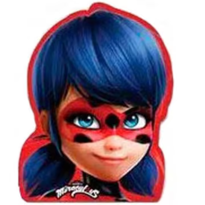 Cojin 3D Miraculous Las Aventuras de Ladybug 36x16cm - Tacto melocoton - Licencia Oficial - 1