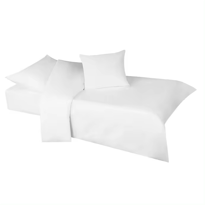 Dhestia Home Juego Funda Nórdica Blanco Cuna 100% Algodón de Dhestia - 1