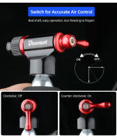 Inflador De CO2 Para Bicicleta Con Valvula Presta Scrader Ruta MTB Pum-automatico De Aluminio 16/12/8G Cartridge Compatible Con Vehículos - details 13
