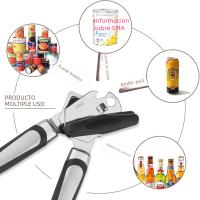 Aguja De Botella Multifuncional Profesional De Acero Inoxidable Con Agarre Para Cerveza Abrebotellas Y Abrecajas Ecológico Y De Uso Doméstico - details 5