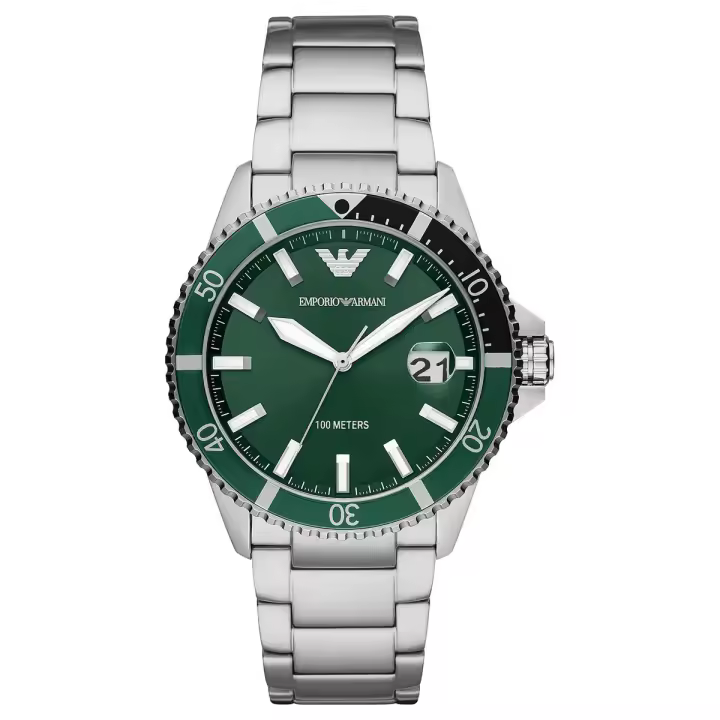 Emporio Armani Reloj hombre AR11338, con calendario, Incluye Caja Original, Diámetro: 42MM - 1