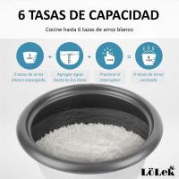 Arrocera Eléctrica LoLek 1.5L – Hervidor de Arroz con Cazuela Antiadherente, Compacta y Eficiente 🍚 - details 1