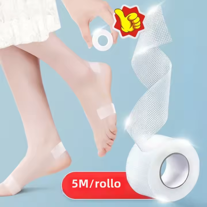 Protector De Talón De Silicona Invisibles Para Mujer 100cm Alivio Del Dolor Adhesivo Colchoneta De Pie Cuidado De Zapatos - 1