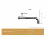 Grifo De Baño Individual De Niquel Pulido Para Pared Grifo De Escobilla Giratorio Accesorios De Baño Montaje En Pared - details 5
