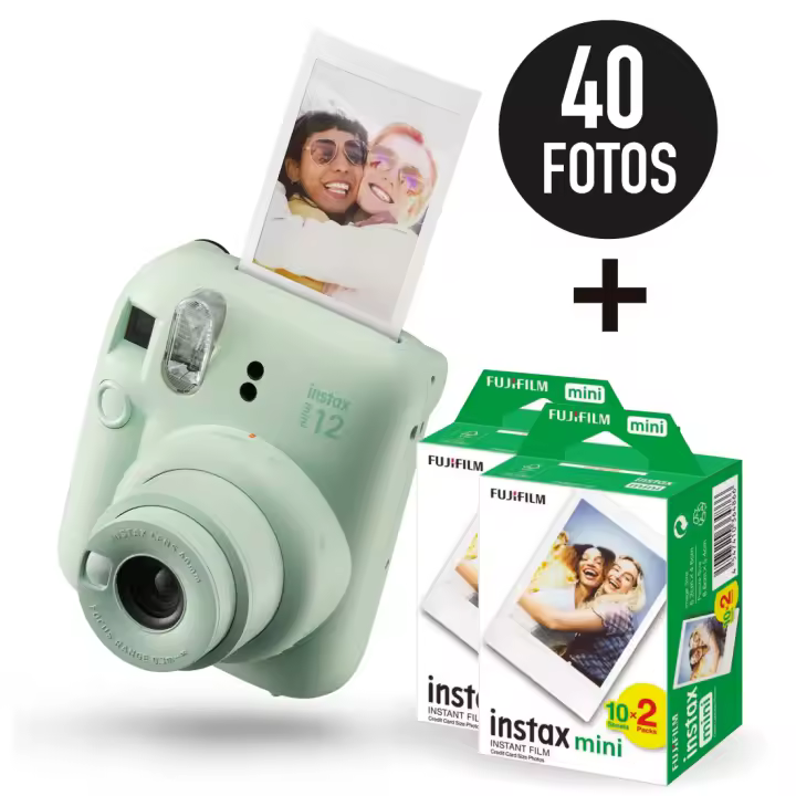 INSTAX. Pack Cámara instantánea Instax mini 12 con 40 fotos - 1