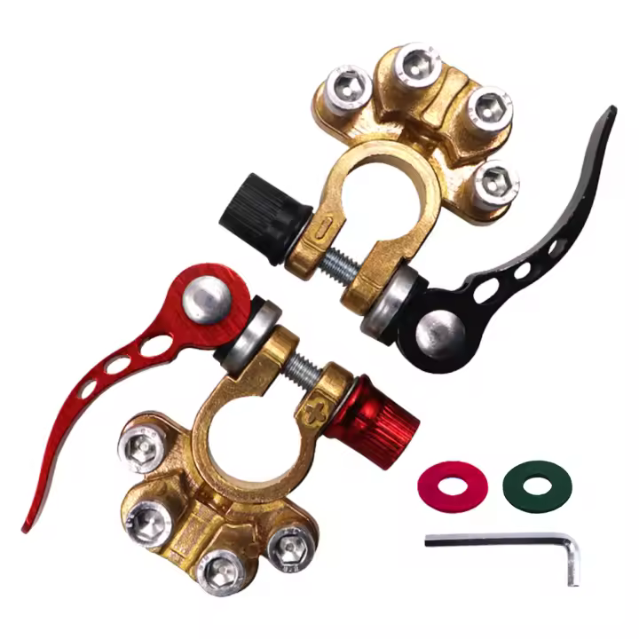 Conectores De Terminales De Batería Universales Sellado Con Tornillo Para Coche Caravana Camión Accesorios De Automóvil - 1