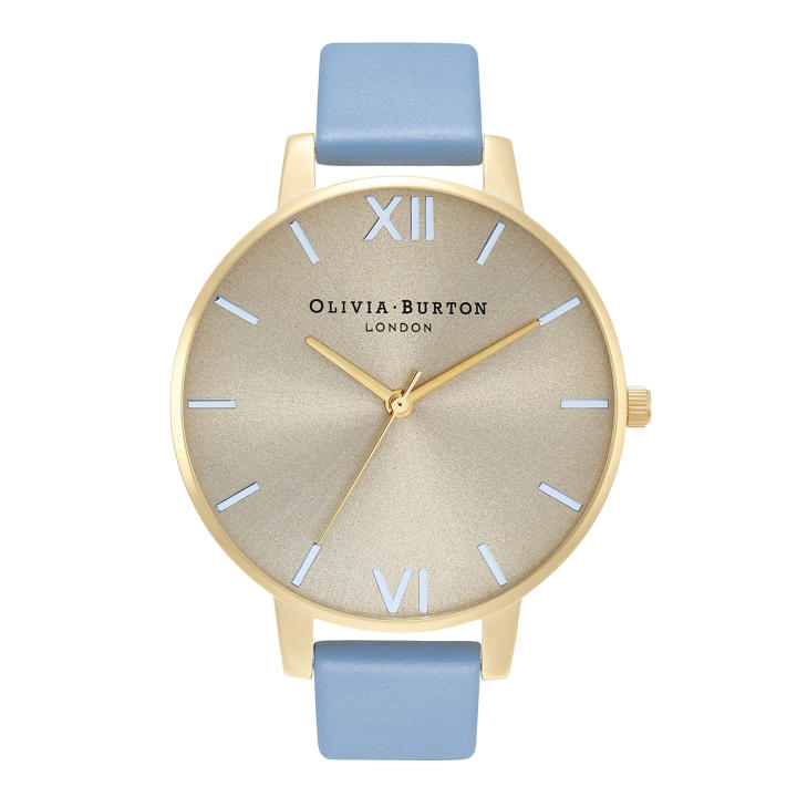 Olivia Burton Reloj Mujer Analogico Cuarzo con Correa de Piel sint tica
