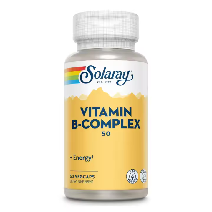 SOLARAY B-COMPLEX 50, 50 CAPSULAS - 1