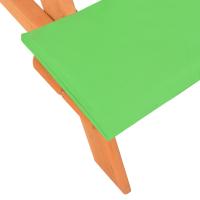 vidaXL Mesa de pícnic para niños con bancos madera abeto 89x79x50 cm - details 3