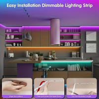 Tiras De Luces LED RGB Flexibles 10m 20m 30m 40m Sin Fitas Para Decoración De Habitación Y TV Compatible Con Música Mikenoon - details 7