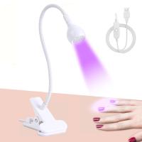 Lámpara De Mesa LED Para Uñas Con Gorro De Aplastamiento UV Curable Lámpara De Teléfono Móvil Reparación Luz Nocturna USB Clip Para Dormitorio - details 6