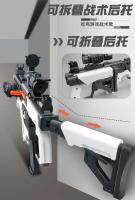 Arma Electrónica Semberon Short Sword Victor Submachine Gun Juguete Suave Continuo Para Niños Navidad 2025 Sin Batería - details 8