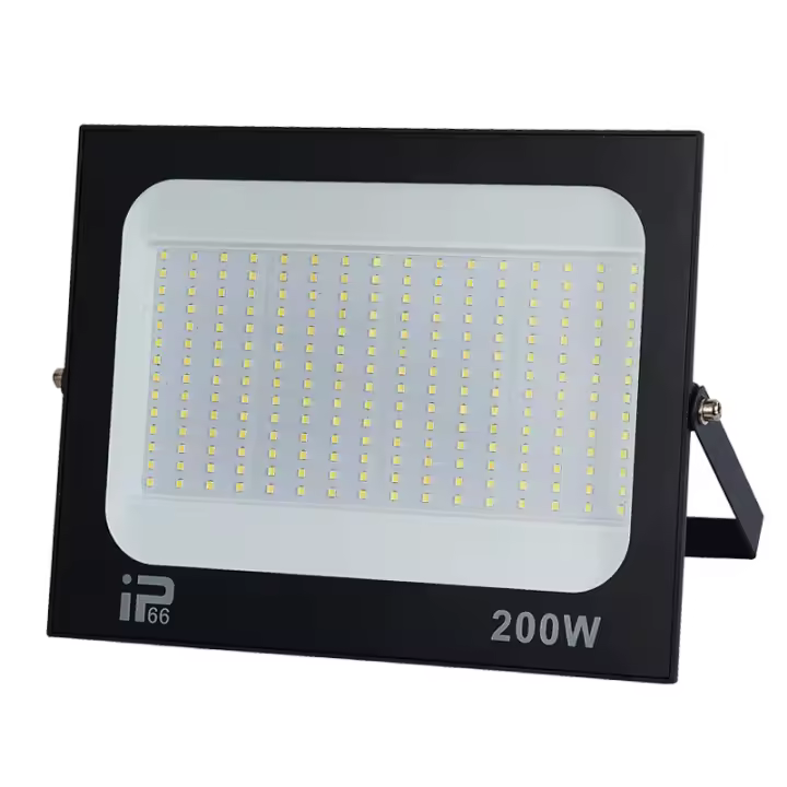 Lámpara De Inundación LED IP66 Impermeable 100W 200W Negro Para Jardín Calle Puerta Farol De Pared Moderno Estilo - 1