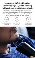 Afeitadora Eléctrica Portátil XIAOMI MIJIA S700 Cabeza Flexible IPX7 Impermeable Afeitadora De Barba Trimmer Corte Washable 30 Días - details 8