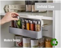 Organizador de estantes para especias: Organizador de especias Con 6 frascos de especias GRATIS Estante para especies de cocina Para el interior del Armario - details 0