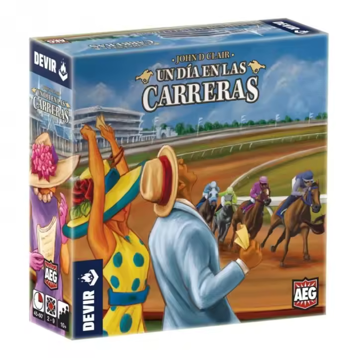 Juego de mesa devir un día en las carreras - 1
