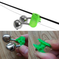 10pcs Clip De Campana De Pescar Durable Y Sensible Con Doble Campana Compacto Y Portátil Para Buoy De Pesca Material Compuesto - details 9