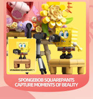 Bloques De Construcción 3D SpongeBob SquarePants Serie Creativa Regalo De Fiestas Para Niños Decoración De Escritorio Bloques De Plástico ABS Tamaño Pequeño Compatible Con Lego - details 11