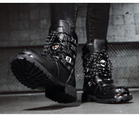 Botas De Ciclismo Para Hombres De Cuatro Estaciones Botas De Motocicleta Al Aire Libre De Talla Grande Altas En Cuero Casual Antideslizantes Estilo Británico - details 10