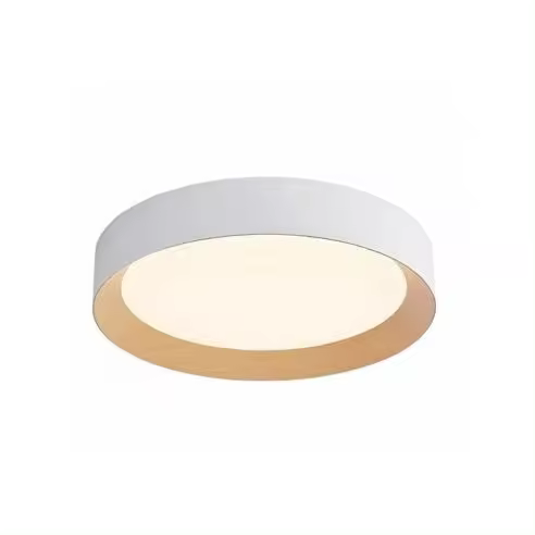 Gsc Evolution Plafón Techo LED Peranka 42W 4000K Blanco + Efecto Madera - Iluminación Elegante y Moderna - 1