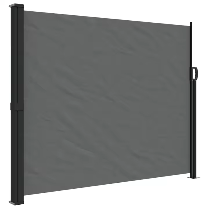 Toldo lateral retrácthil gris antracita 160x600 cm - 1