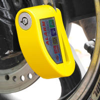 Cerradura De Freno De Disco Para Motocicleta Bicicleta Seguridad Antirrobo Con Alarma Fuerte Advertencia De Ruido Cuerda De Rueda Bloqueo De Pies Del Vehículo - details 7