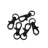 10Pcs/Lot Hebilla De Cangrejo Giratoria Para Llavero Bolsa Cinturón Cadena De Perro Joyería DIY Conector De Llavero De Metal Cuádruple - details 4