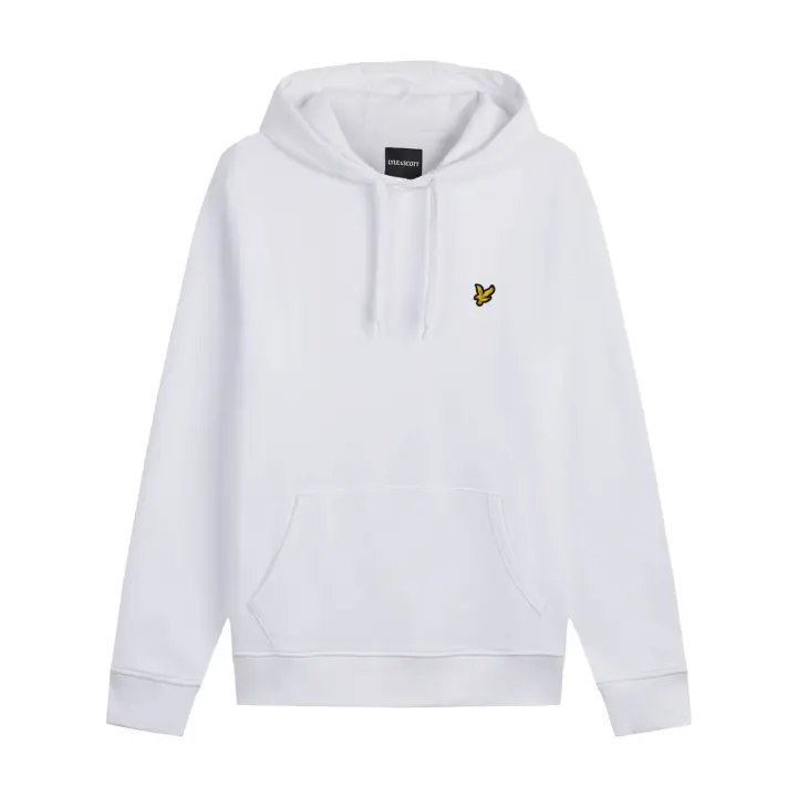 Lyle & Scott Sudadera Capucha Blanca Hombre Orgánica - 1