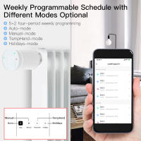 Actuador De Válvula De Radiador MOES TRV ZigBee 3.0 Tuya Termostato Inteligente Programable Control De Temperatura Calentador Alexa Voz - details 7