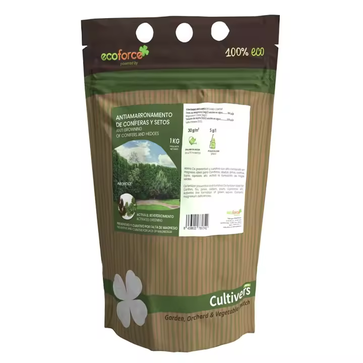Cultivers Antiamarronamiento Coníferas y Setos 1 Kg - Mejora la Calidad del Suelo - 1