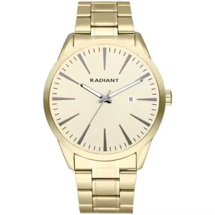 Radiant Ra591203 Monocrom Reloj Para Para Hombre Color Dorado - 1