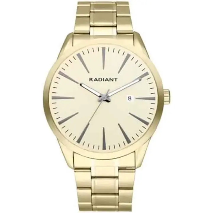 Radiant Ra591203 Monocrom Reloj Para Para Hombre Color Dorado - 1