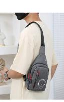 Bolsa De Pecho Para Hombres De Gran Capacidad Unisex Para Deportes Al Aire Libre Y Ocio Estilo Crossbody Monedero De Nylon - details 9