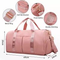 Bolsa De Deporte Para Hombres Con Compartment Para Zapatos Y Bolsa Húmeda Bolsa De Viaje Para Mujeres Bolsa De Gimnasio Para Natación Y Yoga - details 1