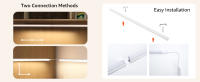 Aigostar Luz LED Cocina con Interruptor 9W Luces Armarios, 3000K/4000K/6500K, 230V Regleta LED Bajo Armarios para Cocina, Vestidor, Armario 572*34*23mm, 2 pcs - details 2