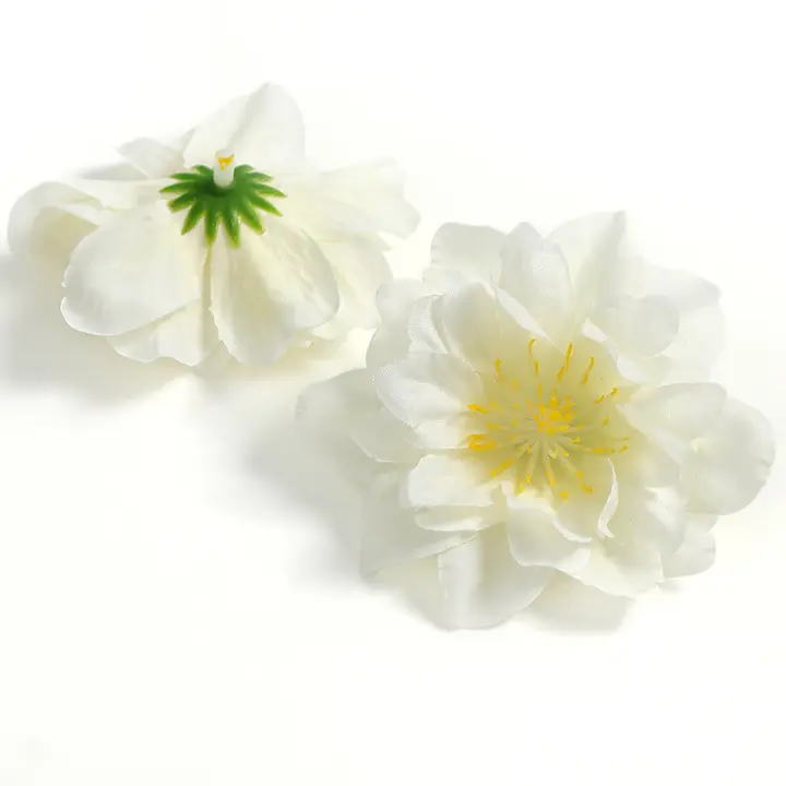 5/10Pcs Cabezas De Flores Artificiales 7cm Para Decoración De Hogar Jardín Boda DIY Guirnalda Regalo Accesorio Flores De Seda - 1