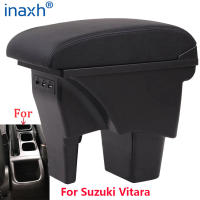 Caja De Almohadilla Central Para Suzuki Vitara Con Luz LED USB Accesorios De Coche Fácil Instalación Material PU Cuero / ABS Plástico - details 0