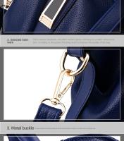 Bolsos cruzados de cuero PU suave para mujer, bolsos casuales, bolso de hombro con asa superior, bolsos grandes de diseñador, calidad de lujo, nuevo - details 21