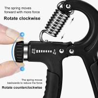 Entrenador De Fuerza De Agarre LHU Resistencia Ajustable Squeezer De Mano Para Construcción Muscular Y Recuperación De Lesiones - details 3