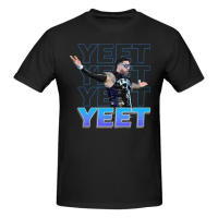 Camiseta Jey Uso Yeet Logo Para Hombres Y Mujeres Moda Casual Hip Hop Cuello Redondo Manga Corta Unisex Comoda Todas Las Estaciones - details 4