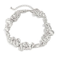 Cuello Alto De Metal Grueso Y Irregular Para Mujer Joyería De Moda Collar Redondo a La Moda Accesorios De Cuello De Tendencia - details 7