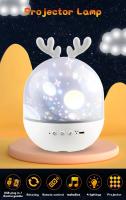 Lámpara Nocturna De LED Con Proyector De Cielo Estrellado Y Ciervo Para Decoración De Habitación Regalo De Cumpleaños Y Navidad Para Niños Y Bebés - details 14