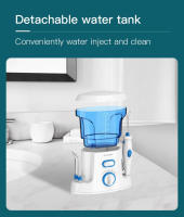 Irrigador Oral De Escritorio 600ML Con Gran Tanque De Agua Limpieza Dental Con 7 Punzantes De Agua Para Familia Sarmocare - details 9