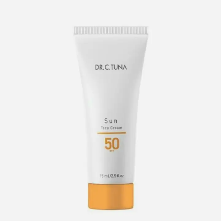 DR. C. TUNA, SUN FACE CREAM, PROTECCIÓN SOLAR AVANZADA, CREMA FACIAL SUN CON SPF50, PROTECTOR SOLAR HIDRATANTE, CUIDADO SOLAR PREMIUM, ANTI -ENVEJECIMIENTO SOLAR, PREBASE MAQUILLAJE, FARMASI - 1