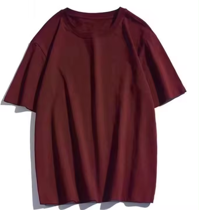 Camiseta De Algodón 100% De 220 Gsm Para Hombre Estilo Clásico Y Hip Hop Veraniega Manga Corta Oversized Para El Día - 1