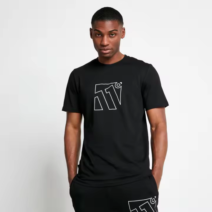 Eleven Degrees 11º Camiseta COUNTOUR – Negra 11D3041-001. - 1