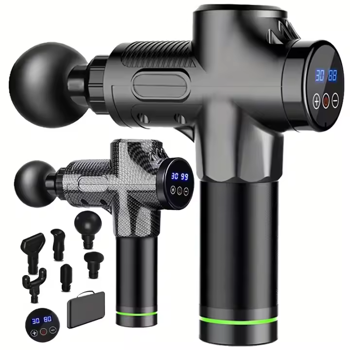 Masajeador Eléctrico De 30 Niveles Para Musculatura Profunda Y Relajación Corporal Adecuado Para Hombres Y Mujeres Equipo Deportivo Con Reducción De Ruido - 1
