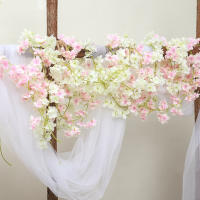 Guirnalda De Flores Artificiales De Sакura 180CM Para Bodas Decoración De Navidad Fiesta En Casa Y Hogar Silken Cherry Blossom - details 10